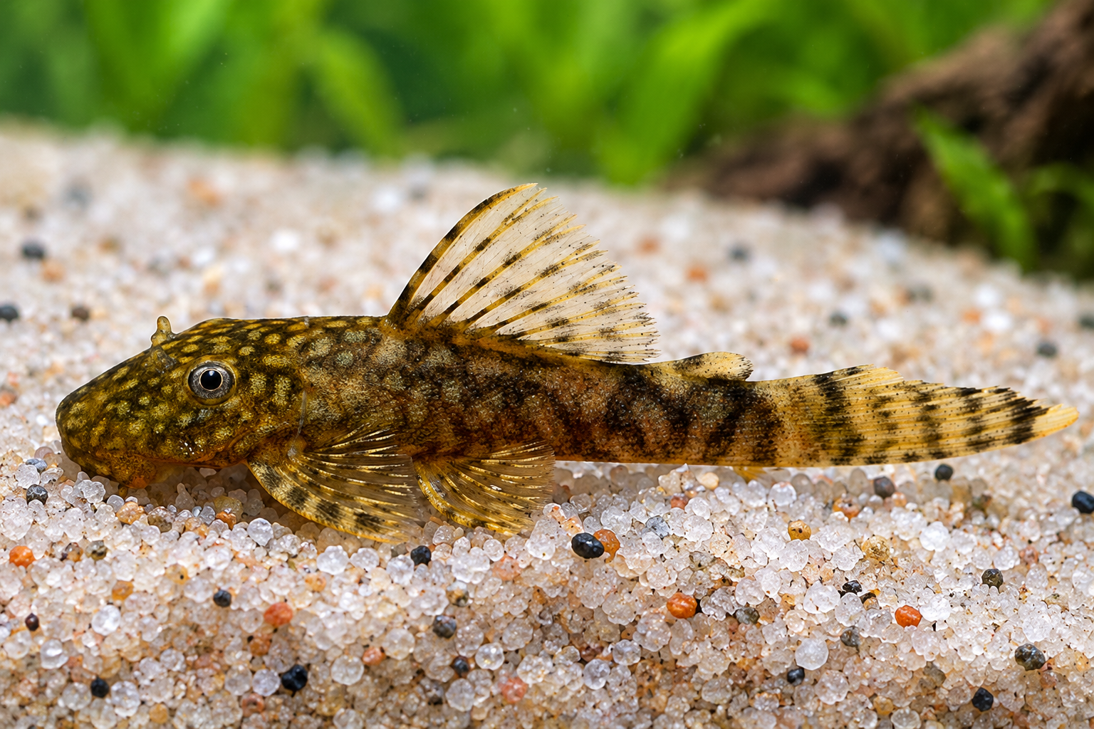 Brauner Antennenwels 3–4 cm (Ancistrus sp.)