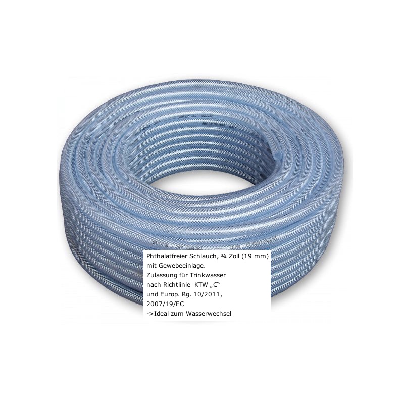 1 Meter Schlauch zum Wasserwechseln (ohne schädliche Materialien) Farbe kann abweichen.