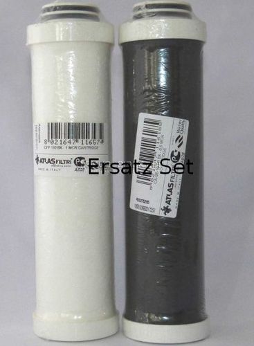 Filterkerzen-Set für Atlas Filtri Carbonfilter mit BX-Kopf (Doppel O-Ring)