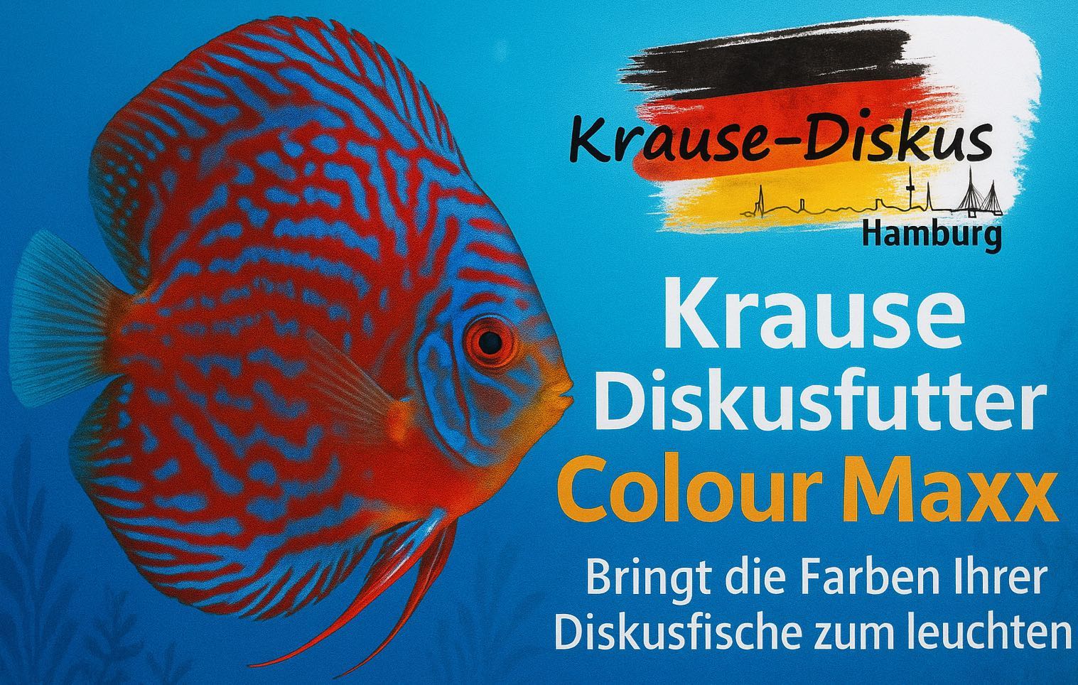 Krause Diskusfutter Colourmaxx: Farbbooster: 500g Flachtafel NEU! 