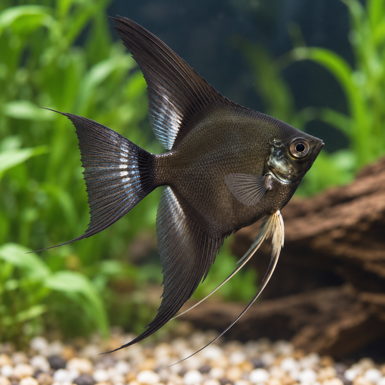 Pinoy Ghost Skalar 6-7cm (Pterophyllum scalare)