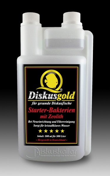 Diskusgold Starterbakterien mit Zeolith 500 ml