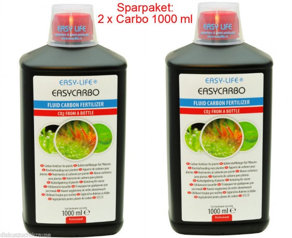 Easy Life Easy Carbo 2 x 1000 ml flüssiges Co2 Sparpaket