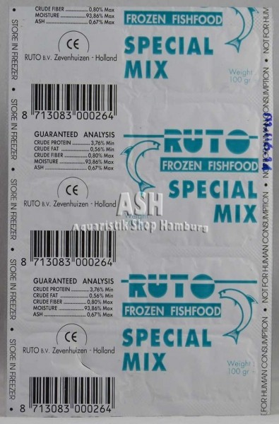 RUTO's Spezial-Mix Blister-Verpackung 100g