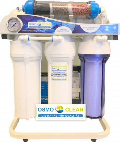 Osmoseanlage Osmoclean Gesundheitsanlage 500 GPD mineralisierend + vitalisierend + basisch + vormont