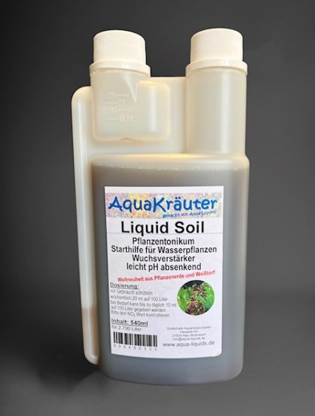 Liquid Soil Pflanzenerde & Weißtorf 540ml für 2700 Liter Aquariumwasser